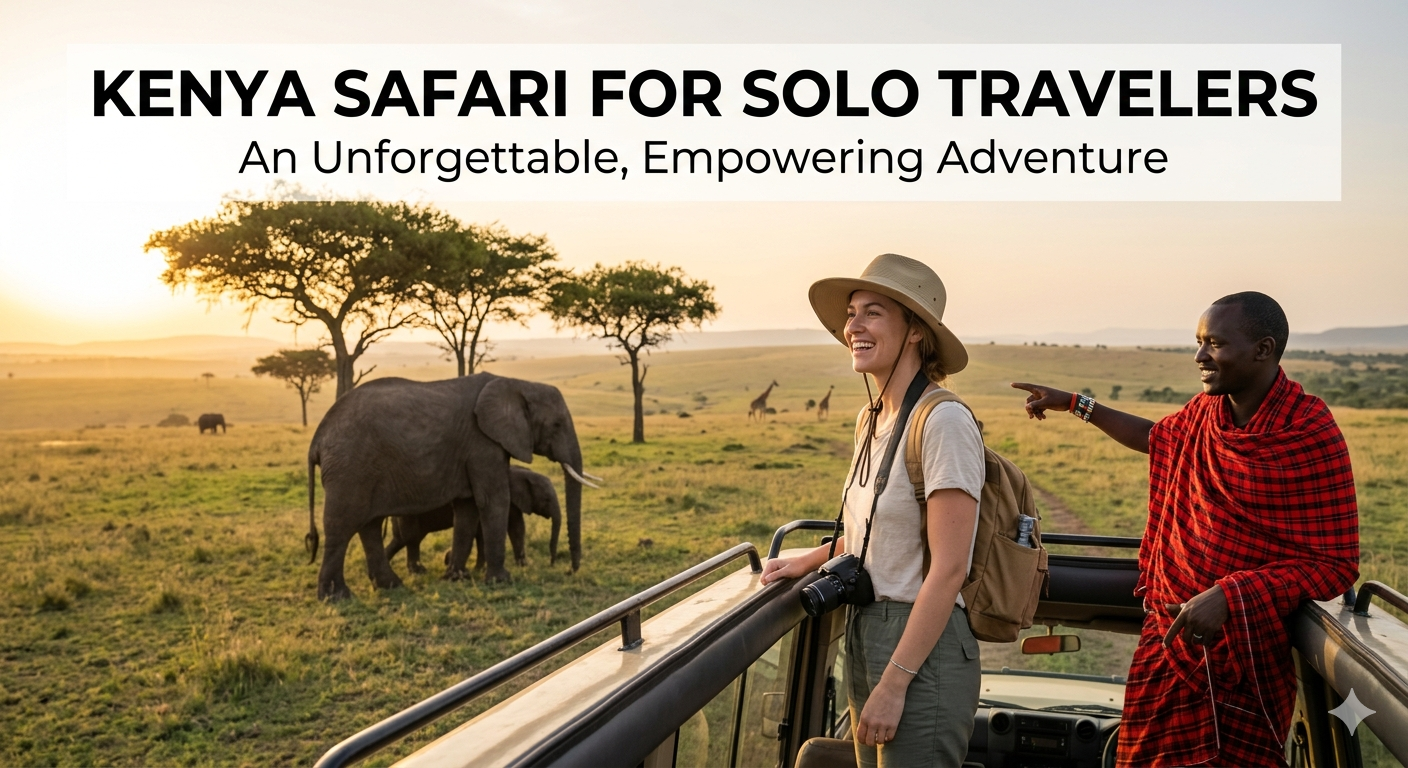 kenya safari for solo travelers