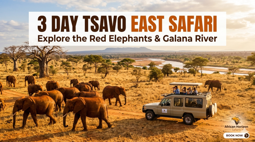 3 Day Tsavo East Safari
