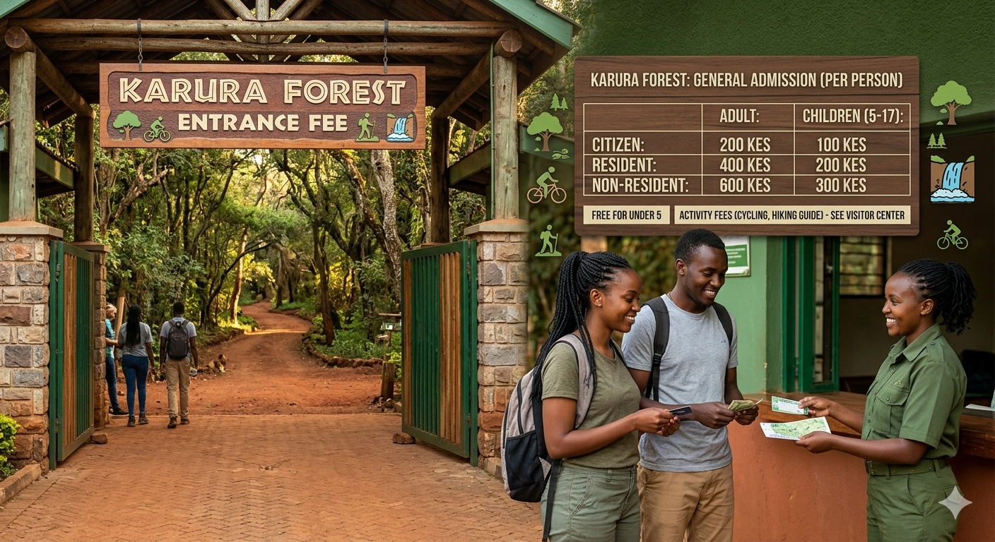 karura forest entrance fee