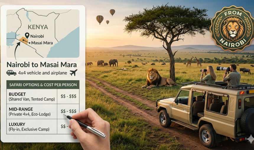 Masai Mara Safari Cost Per Person from Nairobi 2026