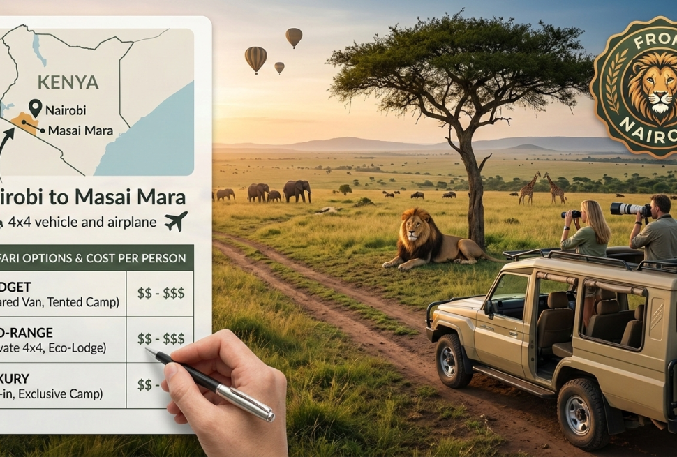 Masai Mara safari cost per person from Nairobi
