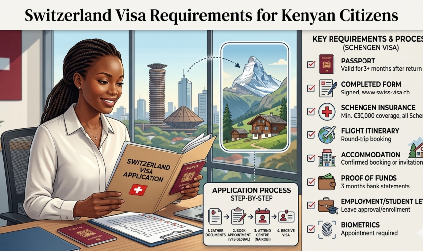 Switzerland Visa Requirements for Kenyan Citizens 2026