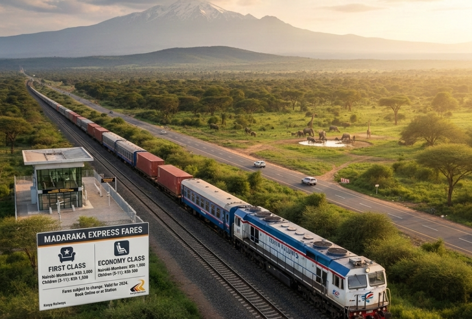 SGR Fare from Nairobi to Mombasa