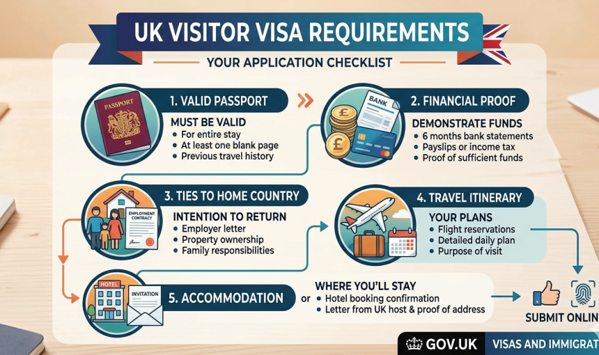 UK Visitor Visa Requirements in 2026