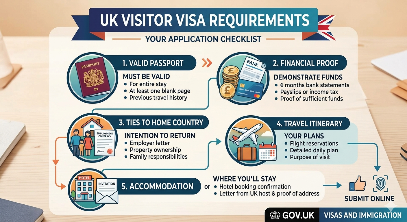 UK visitor visa requirements
