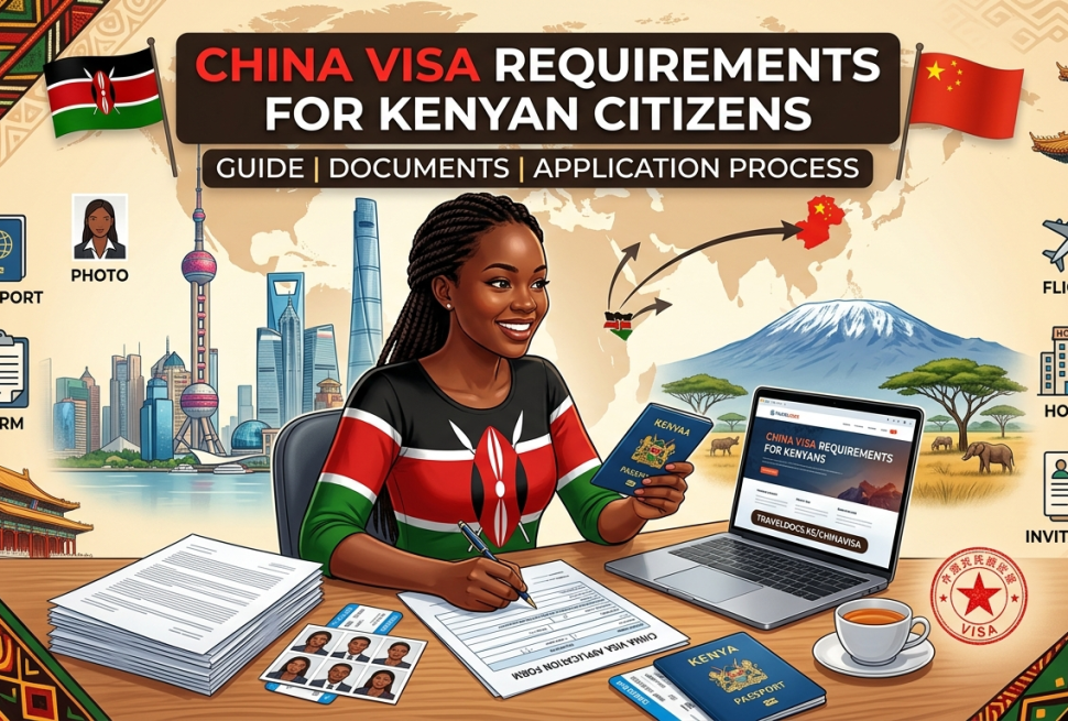 China visa requirements for Kenyan citizens