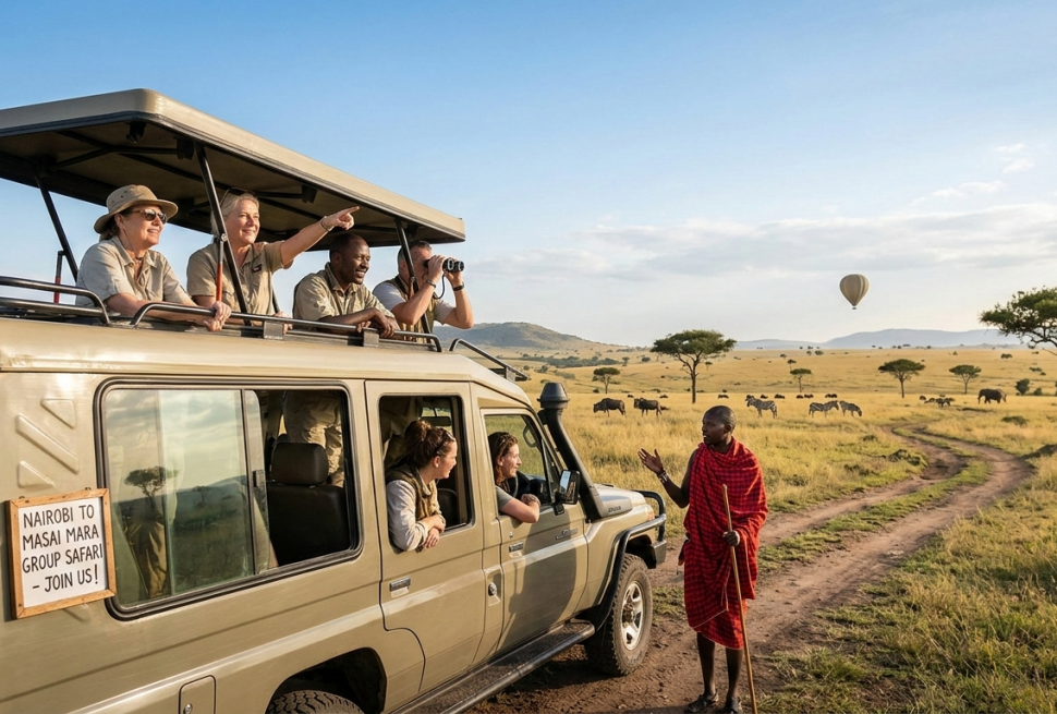 Masai Mara group safari from Nairobi