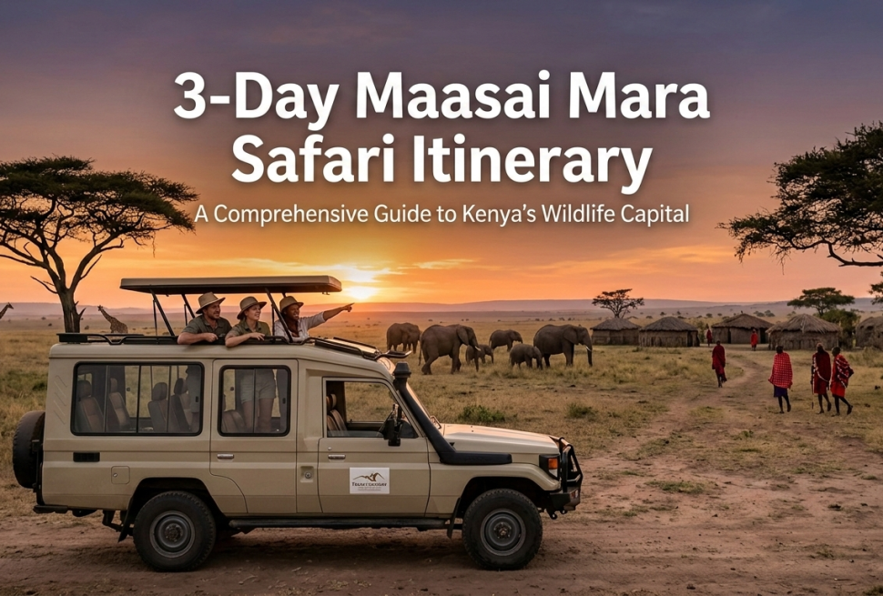3 day Masai Mara safari itinerary