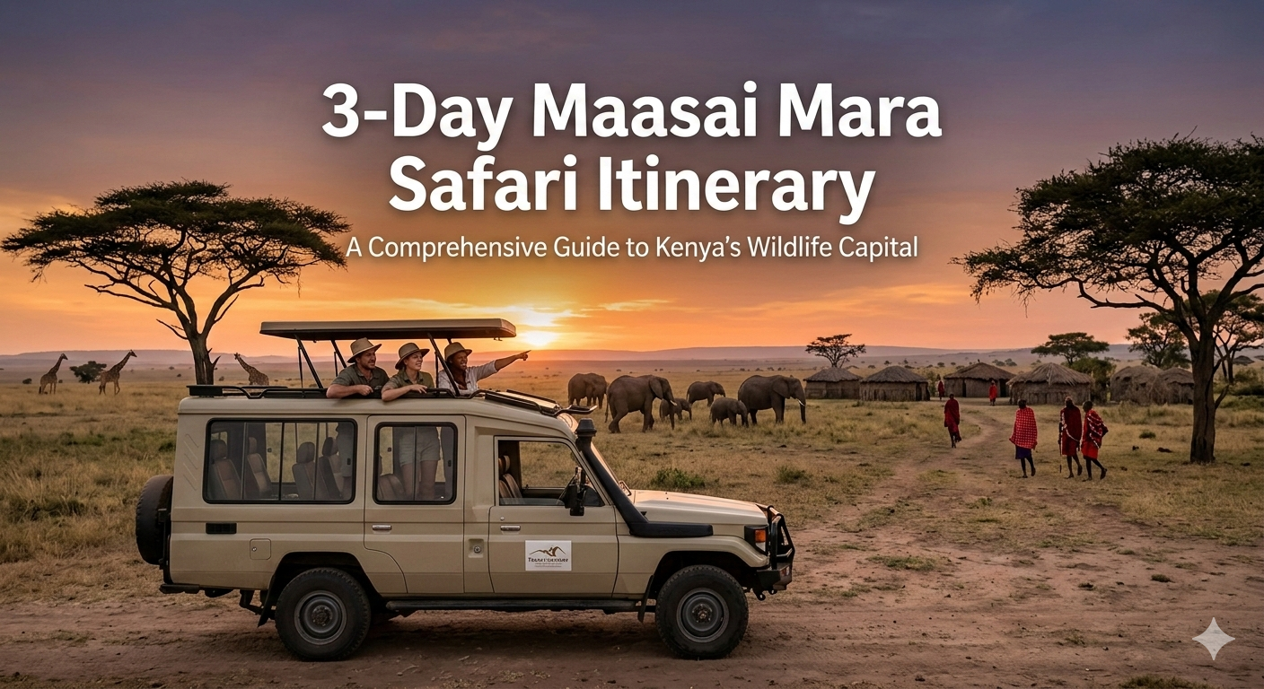 3 day Masai Mara safari itinerary