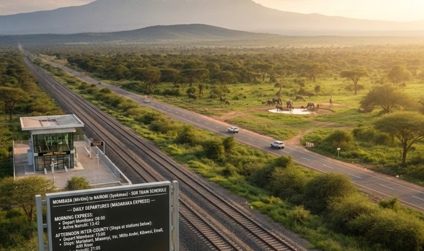 SGR Train Schedule from Mombasa to Nairobi 2026