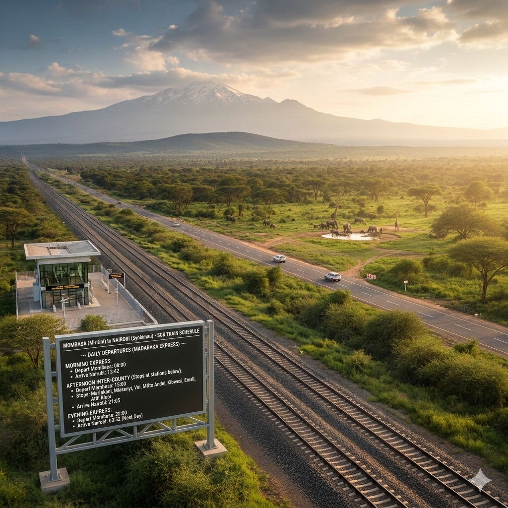 sgr train schedule from mombasa to nairobi