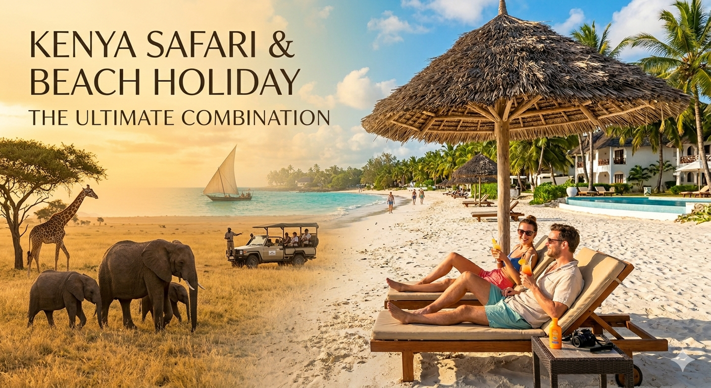 Kenya safari and beach holiday
