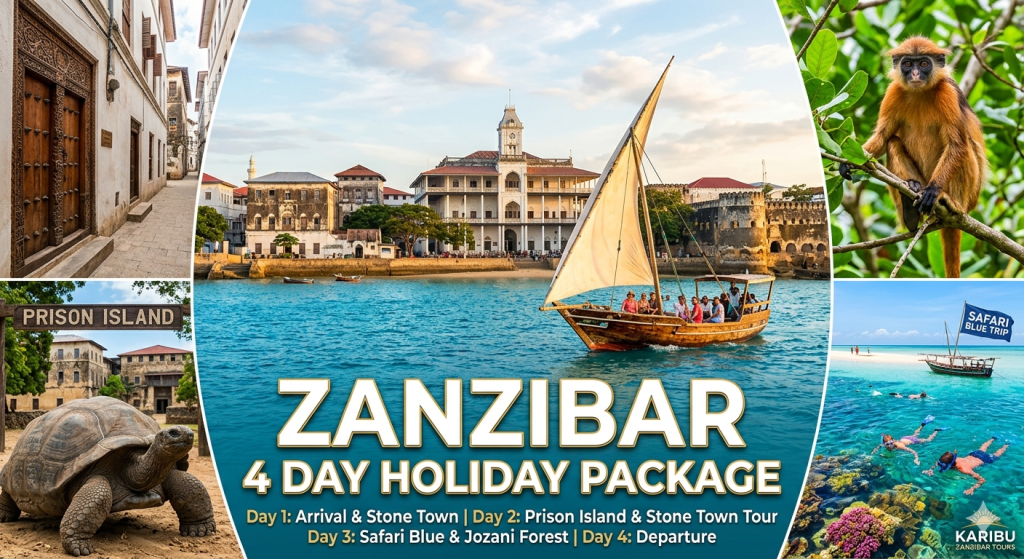 4 Day Zanzibar Holiday Package