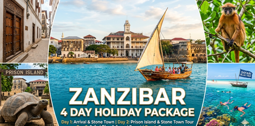 4 Day Zanzibar Holiday Package