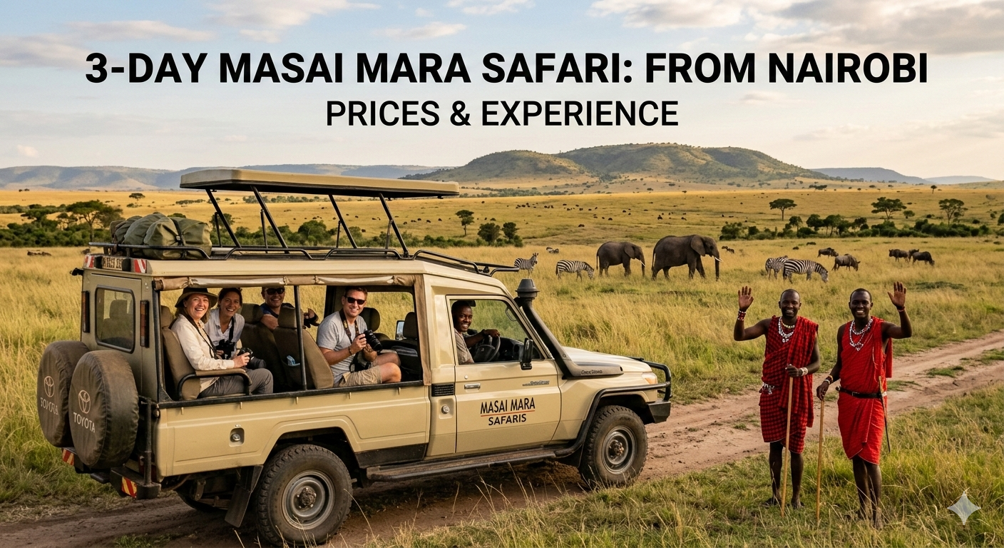 3 day Masai Mara safari price from Nairobi