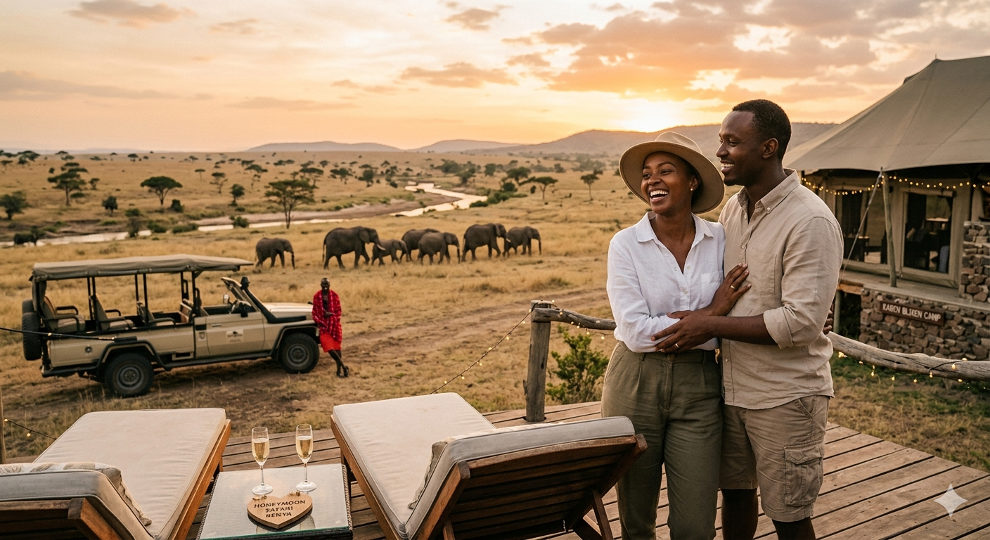 kenya safari for honeymooners