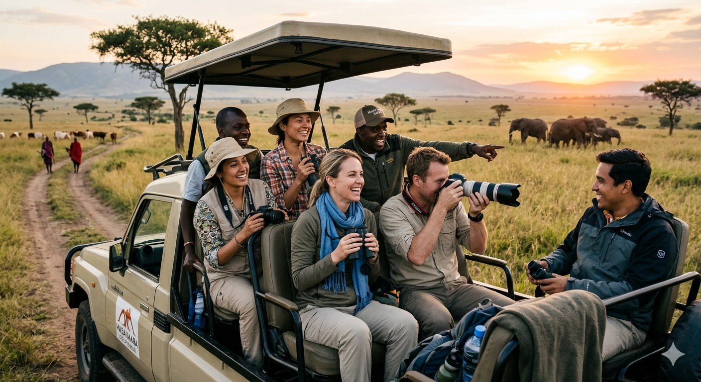 masai mara group safari